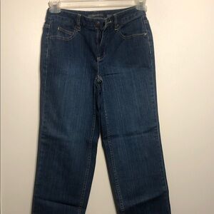 Liz Claiborne Dark Blue Straight Leg Jeans